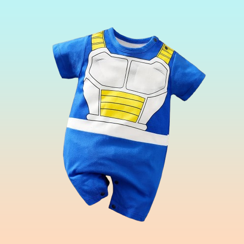 DISFRAZ BEBÉ VEGETA DRAGON BALL SAIYAJIN ROPA NIÑO AZUL MARINO 80-86