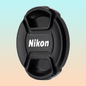 TAPA NIKON  LENTE Ø55MM FRONTAL+CUERDA FOTO CAMARA VIDEO NEGRO