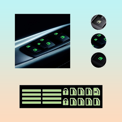 CALCOMANIA AUTOADHESIVA LUMINOSA FLUORESCENTE ELEVAVIDRIOS