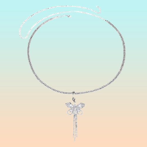 CADENA CINTURA CORAZON AMOR INCRUSTACION PIEDRAS MODA FASHIO PLATEADO