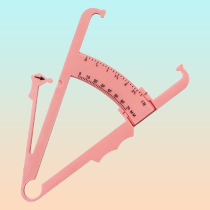 ADIPÓMETRO PLICÓMETRO ROSADO MEDIDOR DE GRASA CORPORAL