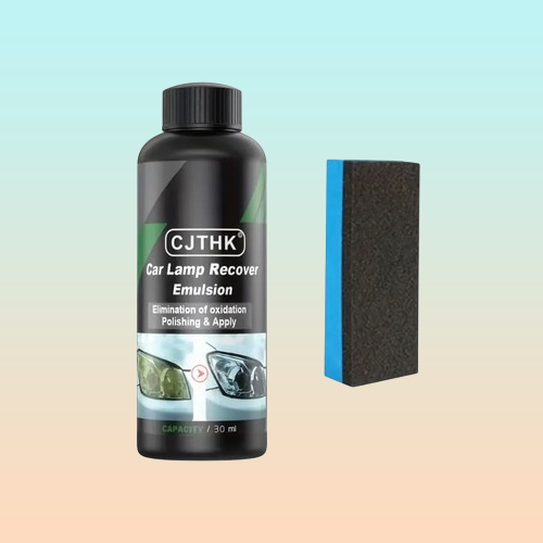 KIT PULIDO RESTAURACION LIMPIEZA FAROS LUCES CARRO CAMIONETA BLANCO