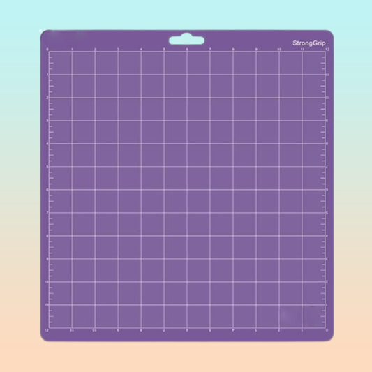 TAPETE CORTE 12 PULGADAS STRONG GRIP CAMEO 4 VIOLETA OSCURO