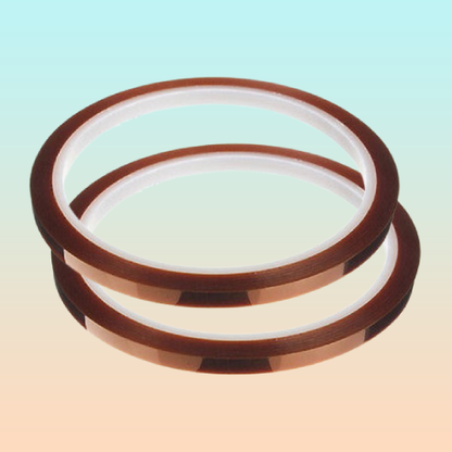 2X CINTA TÉRMICA 6MM 10MTS 50° 260°C SUBLIMACIÓN ELECTRÓNICA NARANJA CLARO