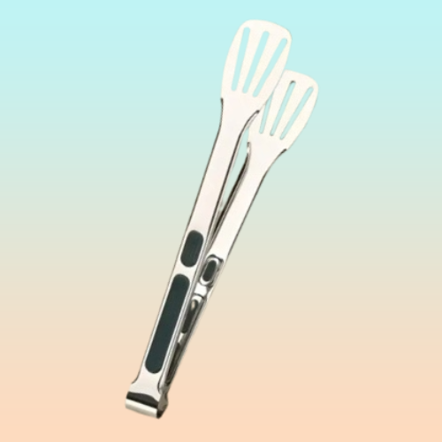 PINZA ACERO INOXIDABLE MULTIUSOS COCINA 28CMS RESTAURANTE PLATEADO