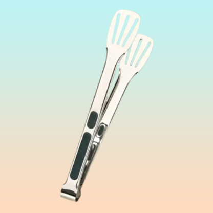 PINZA ACERO INOXIDABLE MULTIUSOS COCINA 28CMS RESTAURANTE PLATEADO