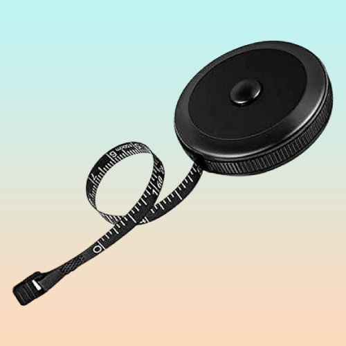 METRO CORPORAL RETRÁCTIL NEGRO BOLSO CARTERA GIMNASIO NEGRO