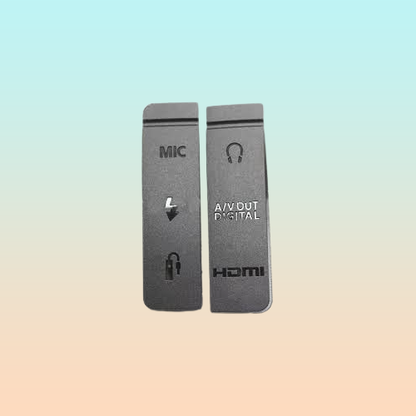 TAPA COBERTOR GOMA CAUCHO CONEXIONES CANON 5D MARK 3 NEGRO