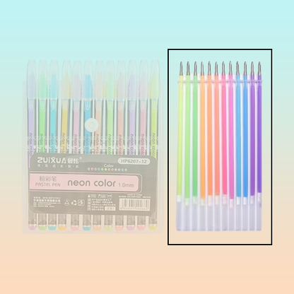 12X MINA REPUESTO RESALTADOR PASTEL ARTÍSTICO HP6207-12