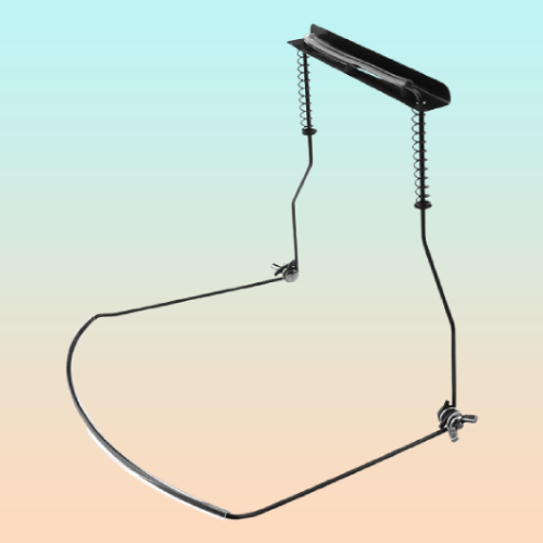 SOPORTE CUELLO ARMÓNICA DIATÓNICA 10CMS | 4 PULGADAS SOPORTE CUELLO NEGRO