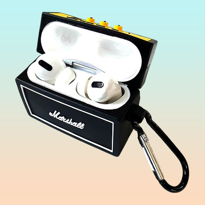 ESTUCHE AUDIFONOS AIRPODS 3 GEN TIPO AMPLIFICADOR MARSHALL MIXTO