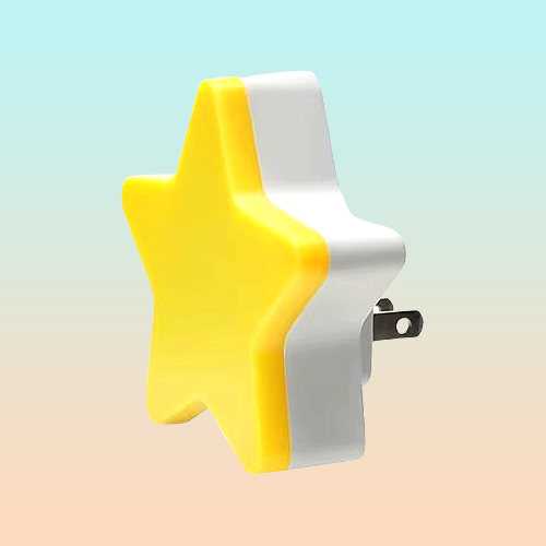 LUZ LED NOCTURNA NIÑOS SENSOR CONTROL PARED ALCOBA AMARILLO 110V AMARILLO