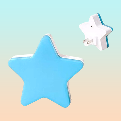 LUZ LED NOCTURNA NIÑOS SENSOR CONTROL PARED ALCOBA AZUL 110V AZUL CLARO