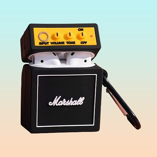 ESTUCHE AUDIFONOS AIRPODS 1RA | 2DA GEN TIPO AMPLIFICADOR MIXTO