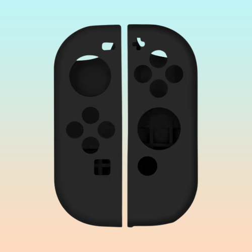 JUEGO PROTECTOR SILICONA CONTROL PARA NINTENDO SWITCH & OLED NEGRO