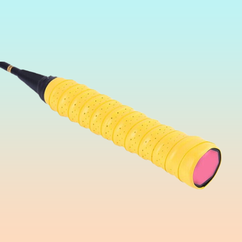 BANDA ANTIDESLIZANTE MANGO RAQUETA TENIS SQUASH CAÑA PESCAR AMARILLO 2.4