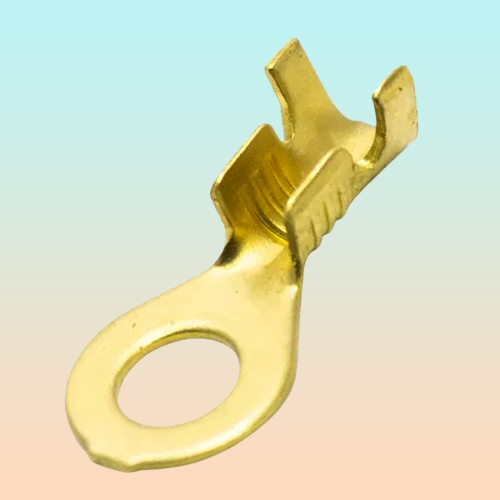 10X CONECTOR ENCRIMPADO M3 REDONDO 3MM X 6MM X 15MM CONEXION COBRE