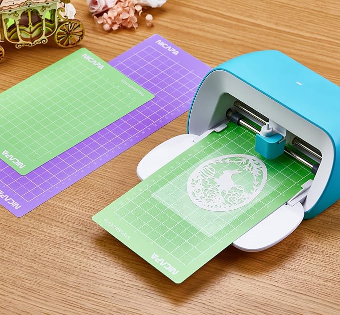 TAPETE CORTE 6.5"x4.5" PARA CRICUT JOY STANDAR GRIP VERDE