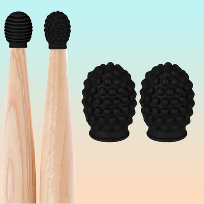 REDUCTOR SONIDO BAQUETAS PROTECTOR PROFESIONLAL 5A BATERÍA NEGRO 5A