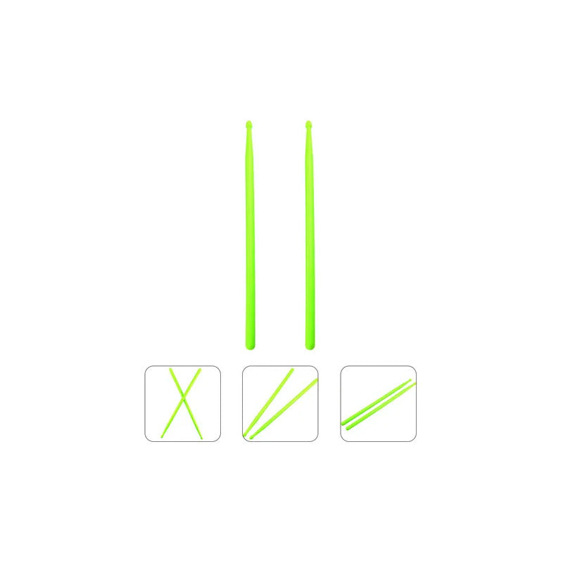 BAQUETAS 5A FLUORESCENTES VERDE BATERÍA PERCUSIÓN LIVE VIDEO VERDE LIMA 5A | 5A FLUORESCENT GREEN DRUMSTICKS PERCUSSION DRUM LIVE VIDEO LIME GREEN 5A
