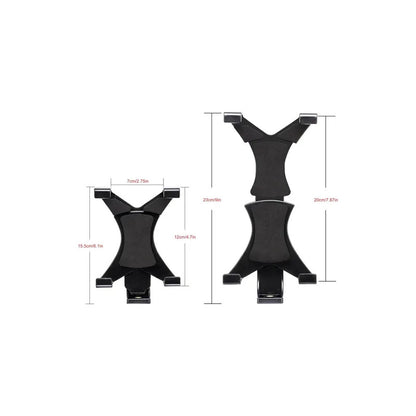 BASE SOPORTE UNIVERSAL TABLET ROSCA 1/4 TRÍPODE ESTUDIO NEGRO | UNIVERSAL TABLET HOLDER MOUNT 1/4 THREAD TRIPOD STUDIO BLACK
