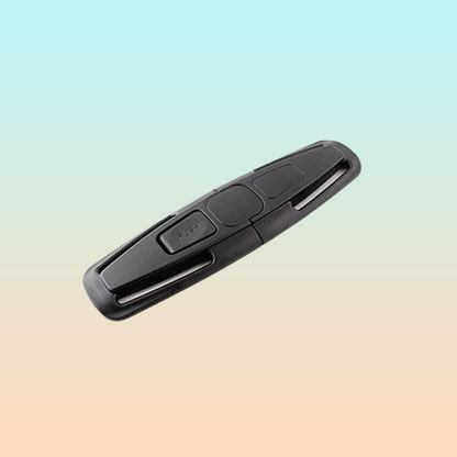BROCHE AJUSTE CINTURON SEGURIDAD SILLA NIÑOS CARRO RUTA COLE NEGRO | CHILD SEAT BELT ADJUSTER BUCKLE CAR SCHOOL TRANSPORT BLACK
