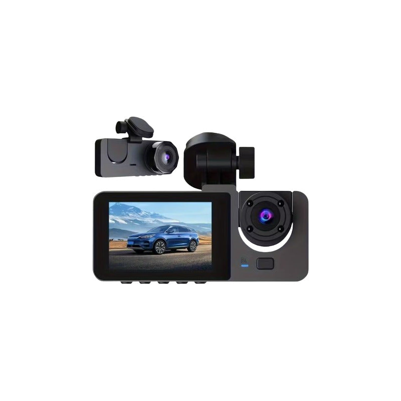 CAMARA DVR DASH CAM DOBLE LENTE HD VISION NOCTURNA SENSOR G | DVR DASH CAM WITH DUAL LENS, HD, NIGHT VISION & G-SENSOR