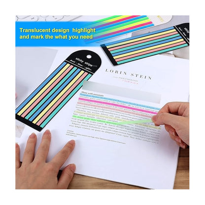 CINTA RESALTADORA LIBROS DOCUMENTOS REMOVIBLE GAMA FRIOS | REMOVABLE HIGHLIGHTING TAPE FOR BOOKS & DOCUMENTS – COOL COLOR SET