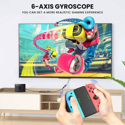 CONTROL MANDO INALÁMBRICO PARA NINTENDO SWITCH JOY-CON VIOLETA Y NARANJA | WIRELESS CONTROLLER FOR NINTENDO SWITCH JOY-CON PURPLE AND ORANGE
