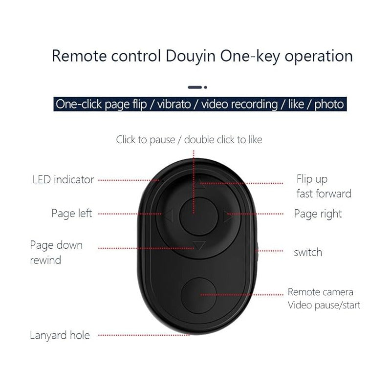 CONTROL REMOTO BLUETOOTH CAMARA CELULAR ANDROID IOS VIDEO | BLUETOOTH REMOTE SHUTTER FOR ANDROID & iOS SMARTPHONE CAMERA VIDEO