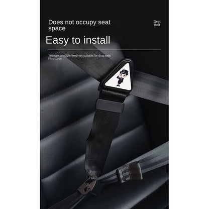 CORREA AJUSTE CINTURON SEGURIDAD SILLA NIÑOS CARRO COLEGIO NEGRO | CHILD CAR SEAT SAFETY BELT ADJUSTER STRAP SCHOOL TRANSPORT BLACK
