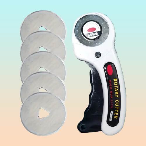 CORTADOR ROTATIVO 45mm SASTRERIA COSTURA TELAS ROPA BRICOLAJE BLANCO | ROTARY CUTTER 45MM FOR TAILORING, SEWING, FABRICS, CLOTHING & DIY WHITE