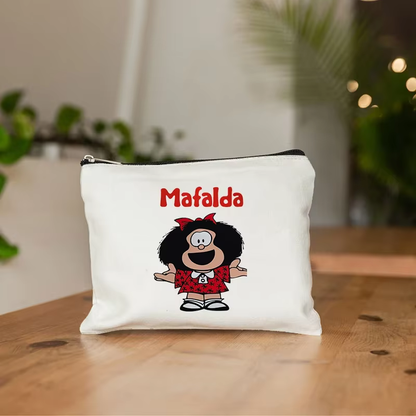 COSMETIQUERA MAFALDA MAQUILLAJE BOLSO CARTUCHERA LABIAL | COSMETIC BAG MAFALDA MAKEUP POUCH LIPSTICK CASE