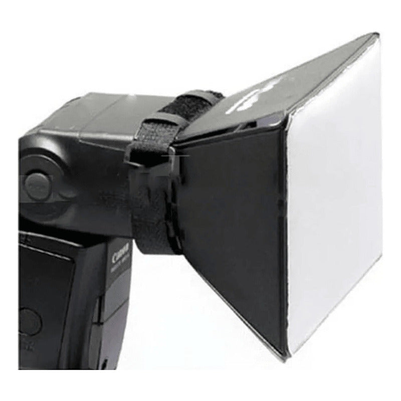 DIFUSOR FLASH PLEGABLE UNIVERSAL CANON NIKON LUCES FOTO SONY | UNIVERSAL FOLDABLE FLASH DIFFUSER CANON NIKON PHOTO LIGHTS SONY
