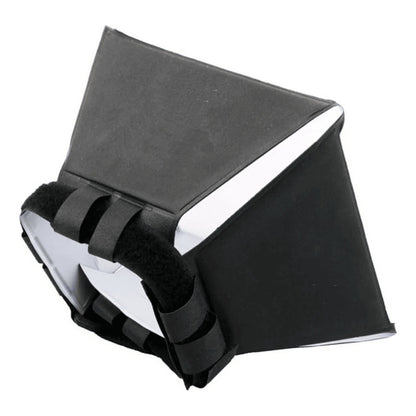 DIFUSOR FLASH PLEGABLE UNIVERSAL CANON NIKON LUCES FOTO SONY | UNIVERSAL FOLDABLE FLASH DIFFUSER CANON NIKON PHOTO LIGHTS SONY
