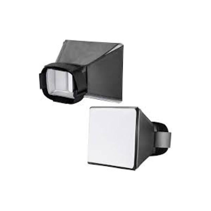 DIFUSOR FLASH PLEGABLE UNIVERSAL CANON NIKON LUCES FOTO SONY | UNIVERSAL FOLDABLE FLASH DIFFUSER CANON NIKON PHOTO LIGHTS SONY
