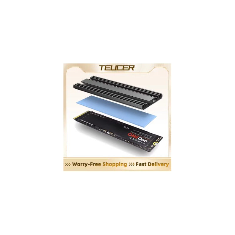 DISIPADOR ALUMINIO MEMORIA RAM LAPTOP SO-DIMM SSD M.2 NVME | ALUMINUM HEATSINK FOR LAPTOP RAM SO-DIMM & M.2 NVME SSD