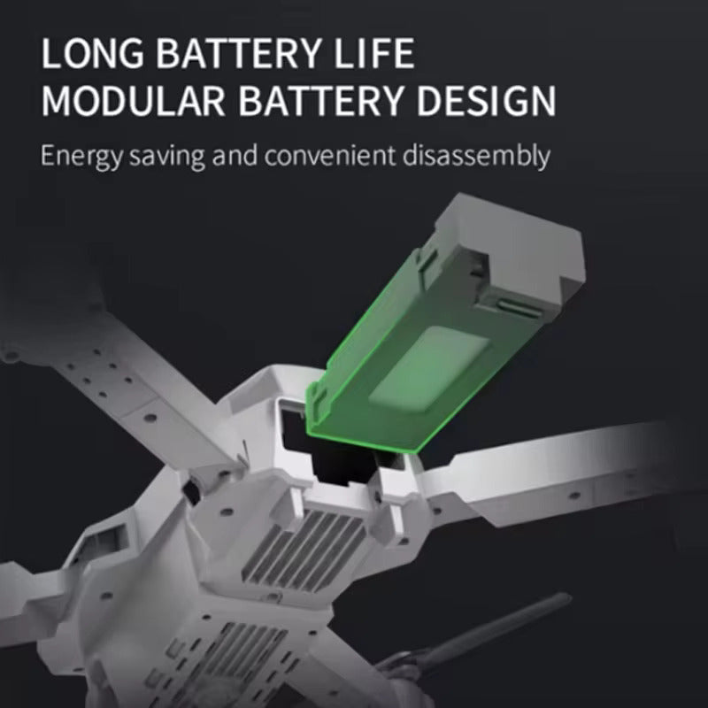 DRONE PLEGABLE DOBLE CAMARA VISOR APP WIFI NEGRO | FOLDABLE DRONE DOUBLE CAMERA VIEWER APP WIFI BLACK
