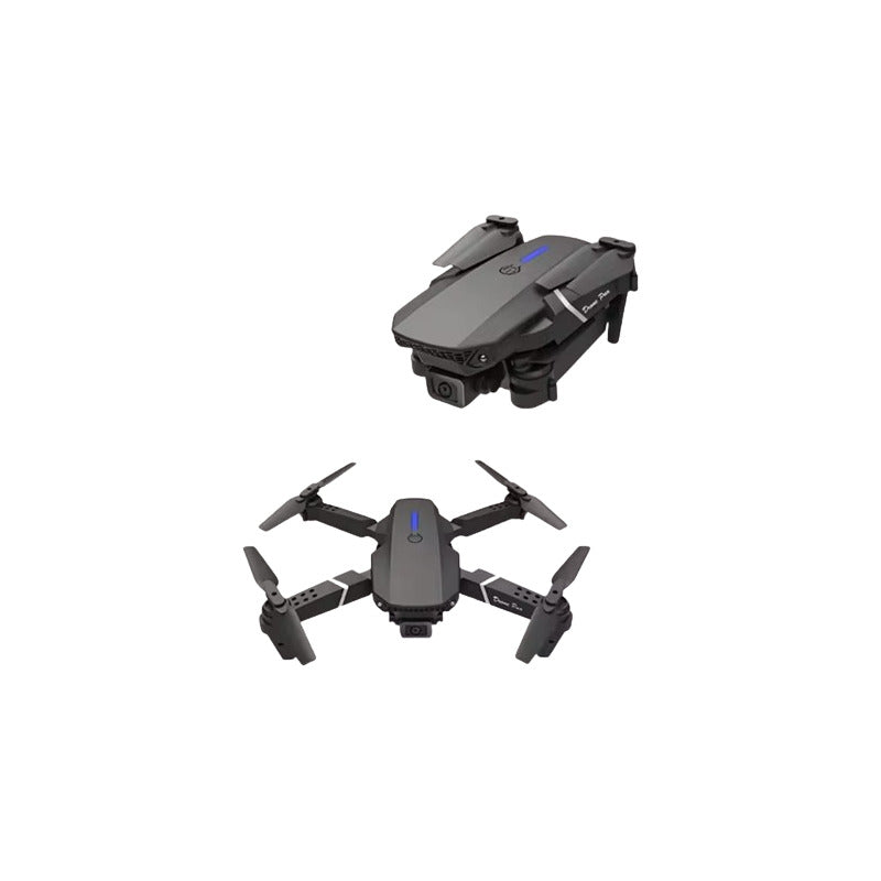 DRONE PLEGABLE DOBLE CAMARA VISOR APP WIFI NEGRO | FOLDABLE DRONE DOUBLE CAMERA VIEWER APP WIFI BLACK
