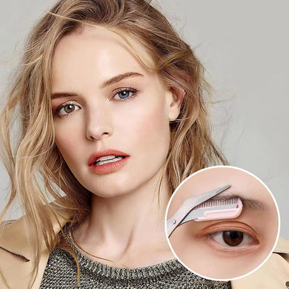 TIJERAS Y PERFILADOR KIT DEPILADOR ARREGLO CEJAS PEINE