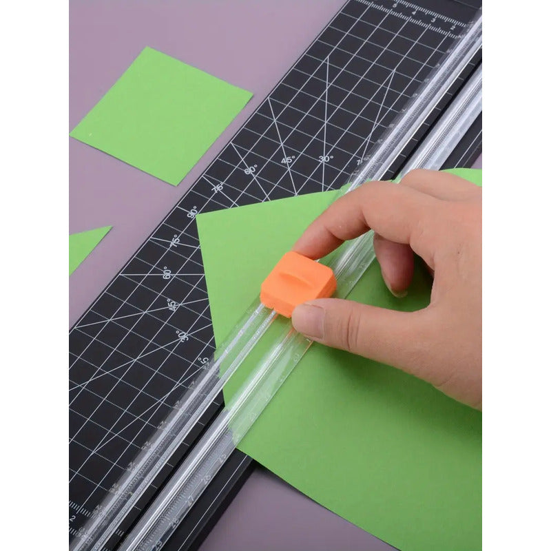 CORTADOR PAPEL A4 BIDIRECCIONAL GUILLOTINA NEGRO MANUAL