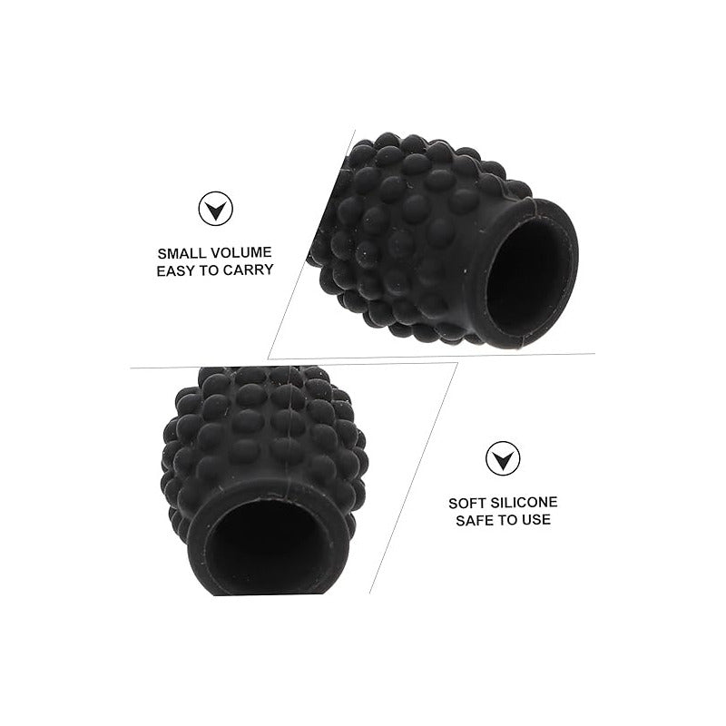 REDUCTOR SONIDO BAQUETAS PROTECTOR PROFESIONLAL 5A BATERÍA NEGRO 5A