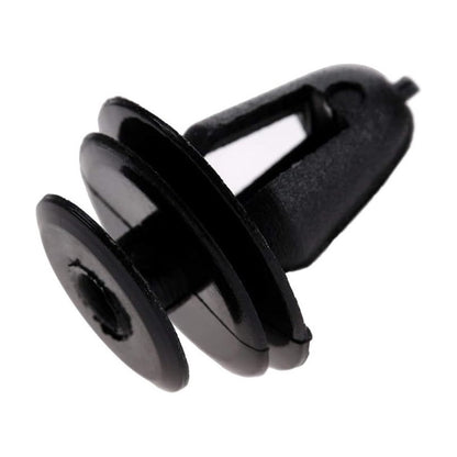 10X PIN CLIP PLÁSTICO REMACHE AJUSTE CARRO RETENEDOR MOTOR NEGRO