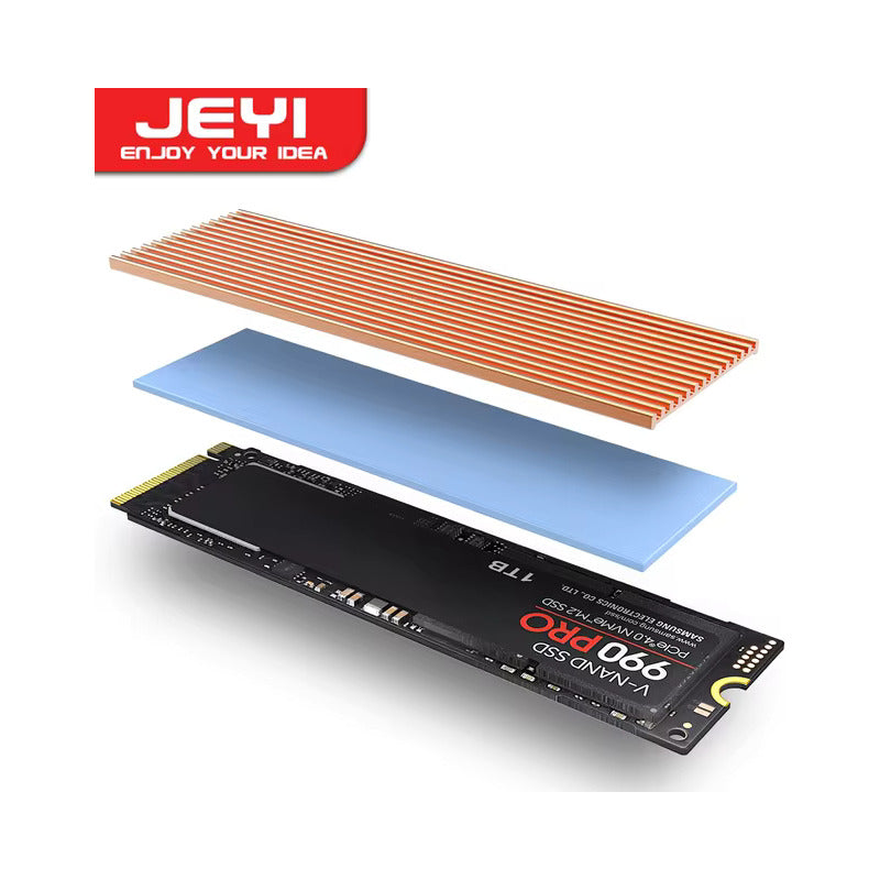 DISIPADOR ALUMINIO MEMORIA RAM NVME NGFF M2 2280 PCI-E SSD