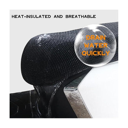 FUNDA COBERTOR COJÍN ASIENTO MOTO AISLAMIENTO TÉRMICO NEGRO