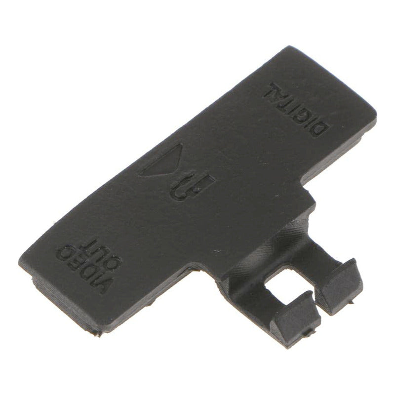 CUBIERTA TAPA COBERTOR GOMA CAUCHO CONEXION CANON 350D 400D NEGRO