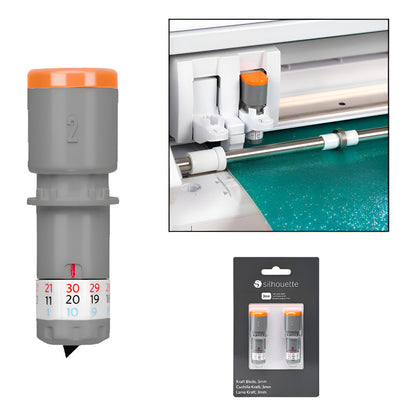 2X CUCHILLA KRAFT 3MM SILHOUETTE CAMEO 4 | PRO | PLUS | 5 45°