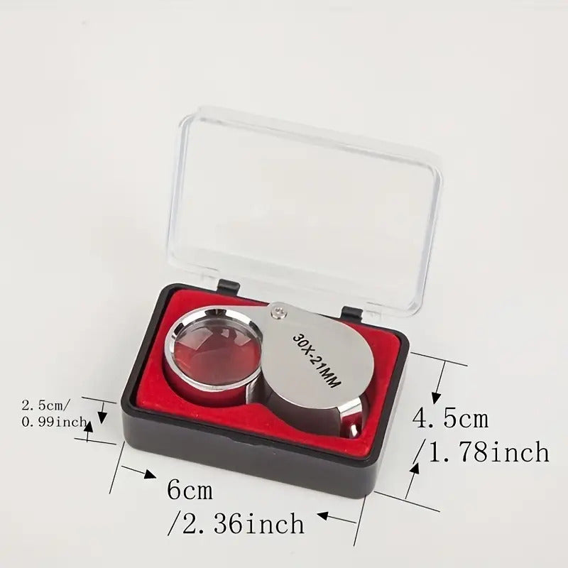 LENTE LUPA TRIPLET MAGNIFICADOR REPARACION RELOJ JOYAS