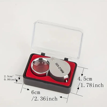 LENTE LUPA TRIPLET MAGNIFICADOR REPARACION RELOJ JOYAS