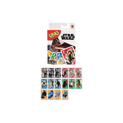 JUEGO CARTAS UNO VERSIÓN LIMITADA STAR WARS MESA DIVERSIÓN